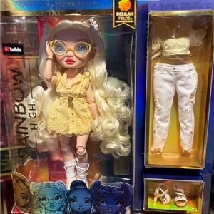 Rainbow High Delilah Fields Doll with Yellow Outfit